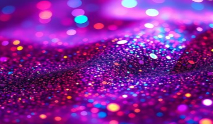 Purpurina con aerografía gimnasia