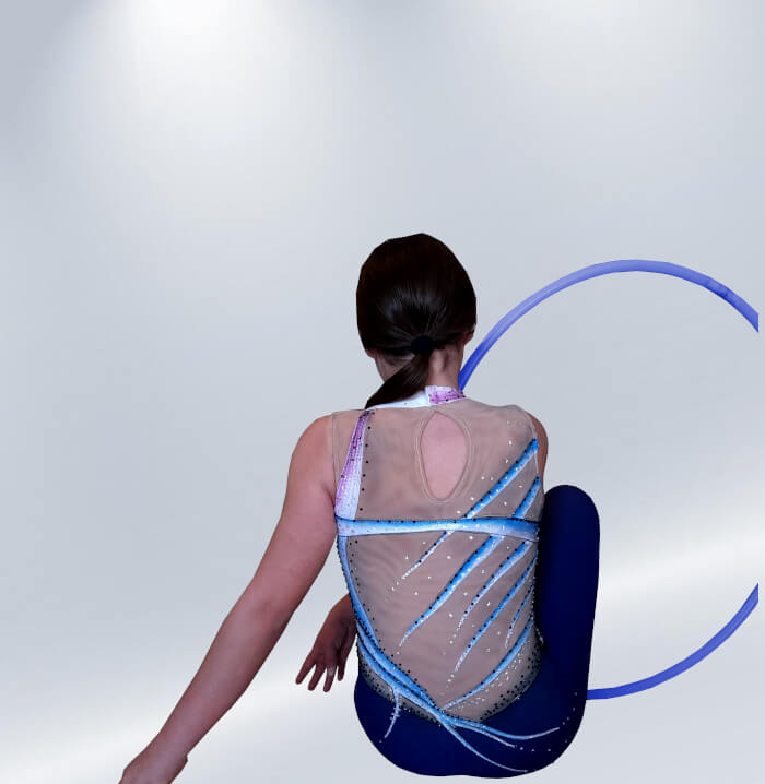 Back Maillot Gimnasia Rítmica